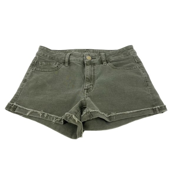 AEO/AMERICAN EAGLE Denim x Hi-Rise Shortie - Picture 5 of 14